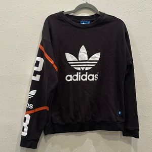 Black adidas logo sweatshirt